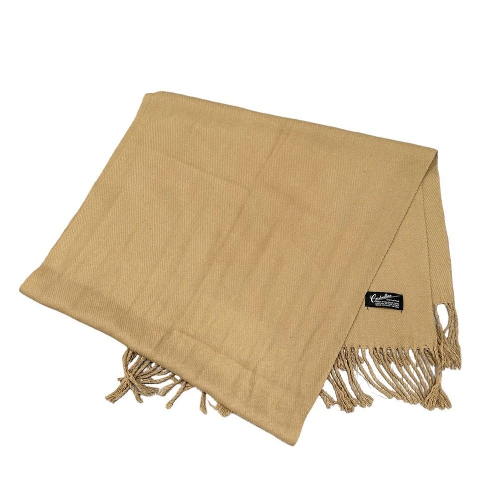 Cashmillion Tan Wrap Scarf